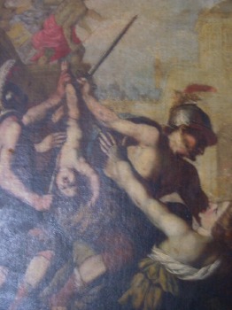 Particolare del quadro della Strage degli Innocenti