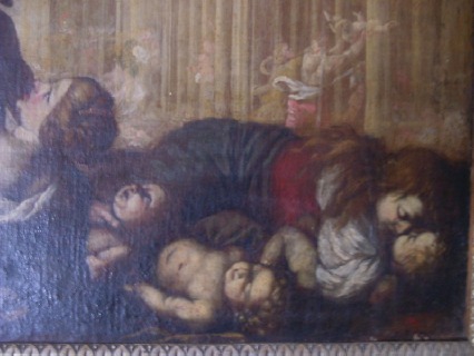 Particolare del quadro della Strage degli Innocenti