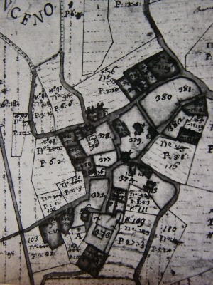 Il paese di Cassago nelle mappe del Catasto Teresiano degli inizi del Settecento