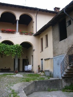Particolare della corte dei Frati