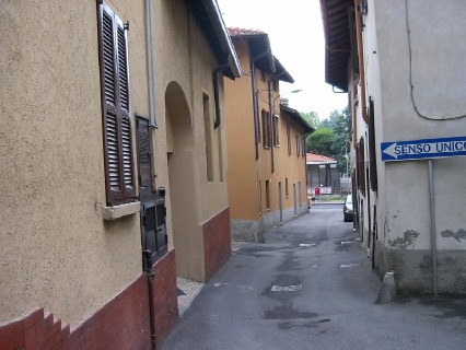 Via sant'Agostino, dedicata dal Sindaco Padulli nell'Ottocento al patrono del paese