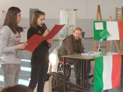 Letture alla presentazione del libro ai ragazzi