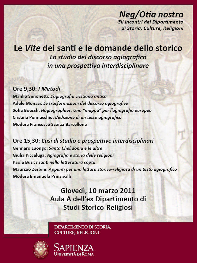 Il manifesto dell'incontro