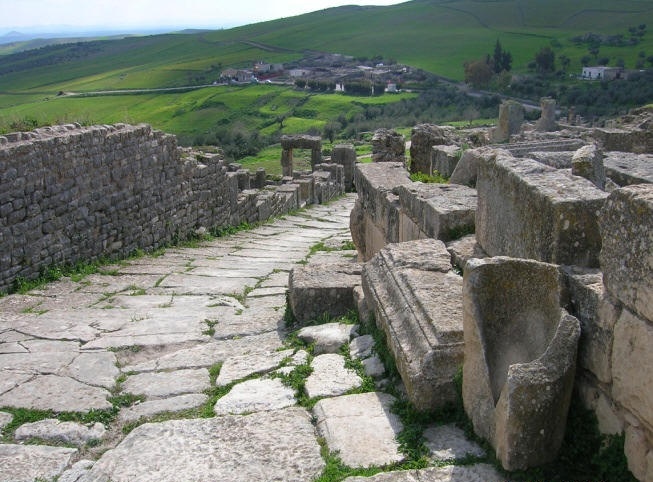 Resti di et romana in nord Africa