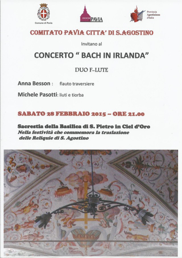 Locandina del Concerto pavese