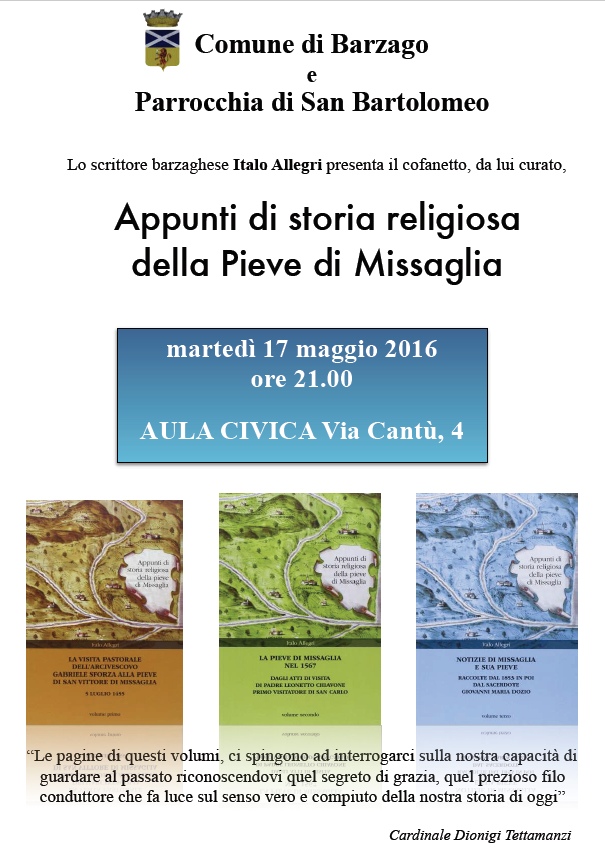 La locandina di presentazione della serata
