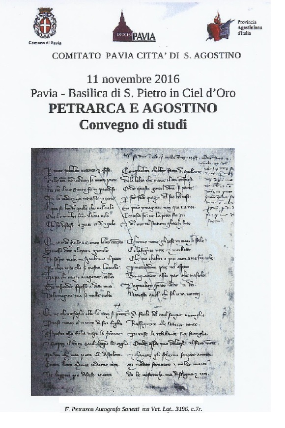 Il manifesto con il programma del Convegno di Studi