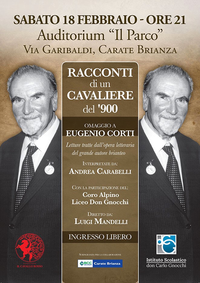 Il manifesto della serata