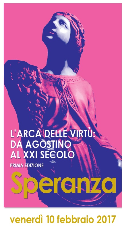 Il manifesto con il programma della Festivit agostiniana a Pavia
