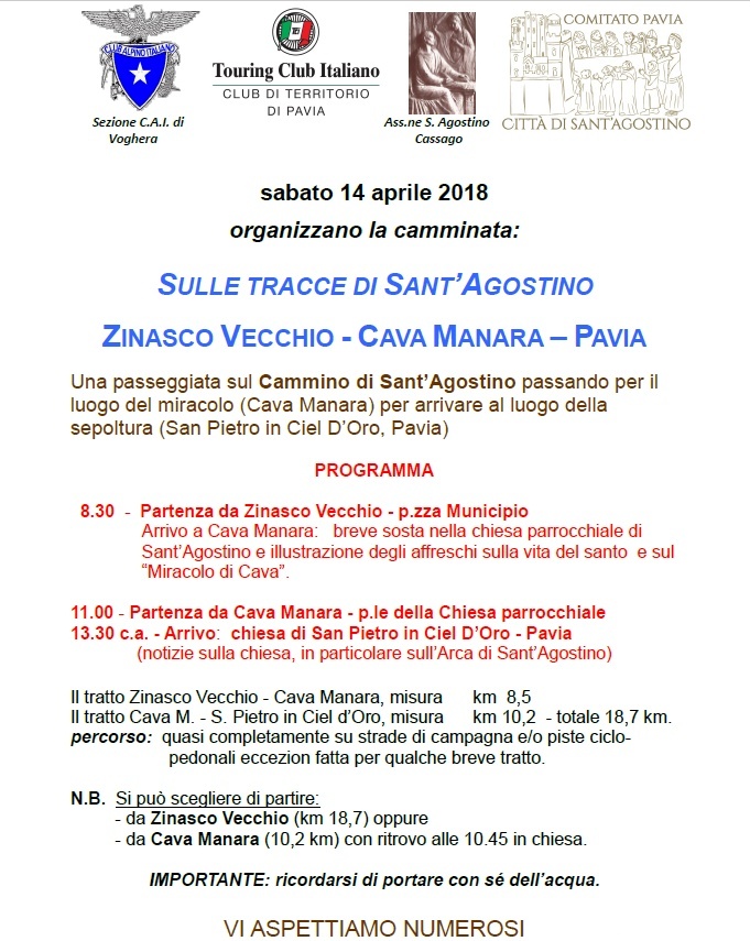 La locandina di invito alla manifestazione