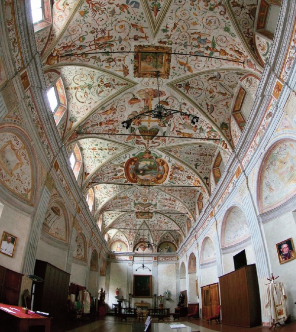 La sacrestia di san Pietro in Ciel d'Oro (foto di Elisa Moretti)