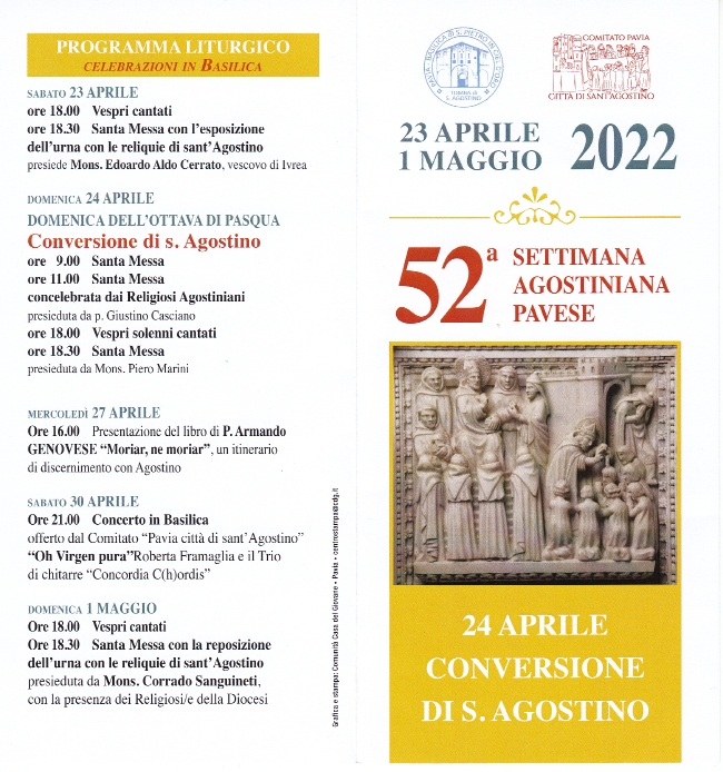 Locandina della Conversione di S. Agostino
