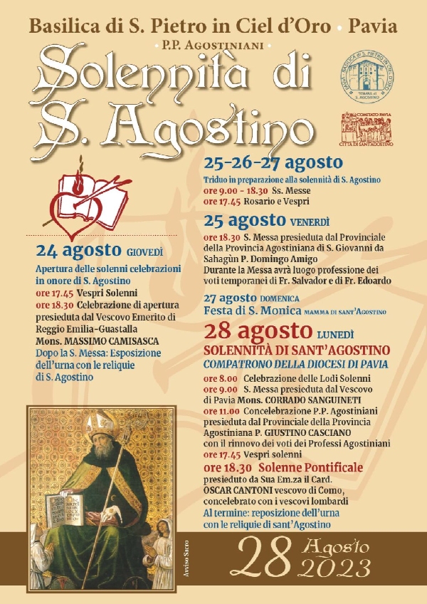 Solennità di S. Agostino