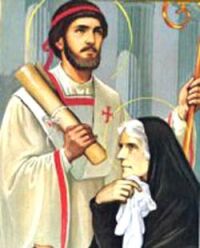 sant'Agostino con la madre Monica