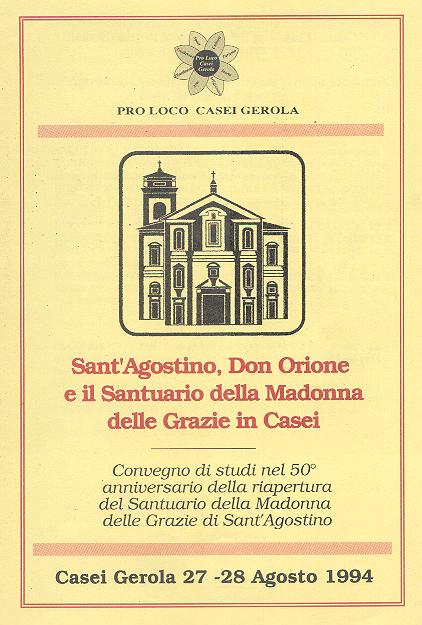 Copertina degli Atti del Convegno