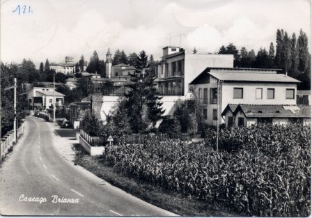 Cassago in Brianza nel 1960: vecchia cartolina della localit agostiniana