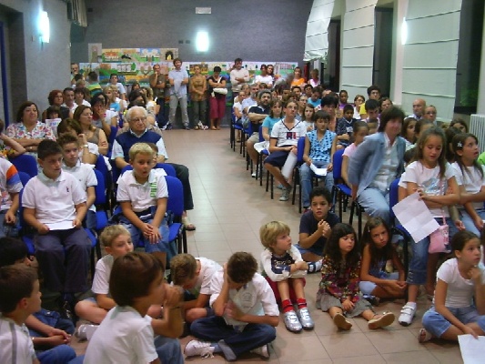 Il pubblico presente in sala durante la serata