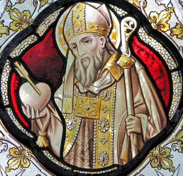 Immagine di sant'Agostino cardioforo