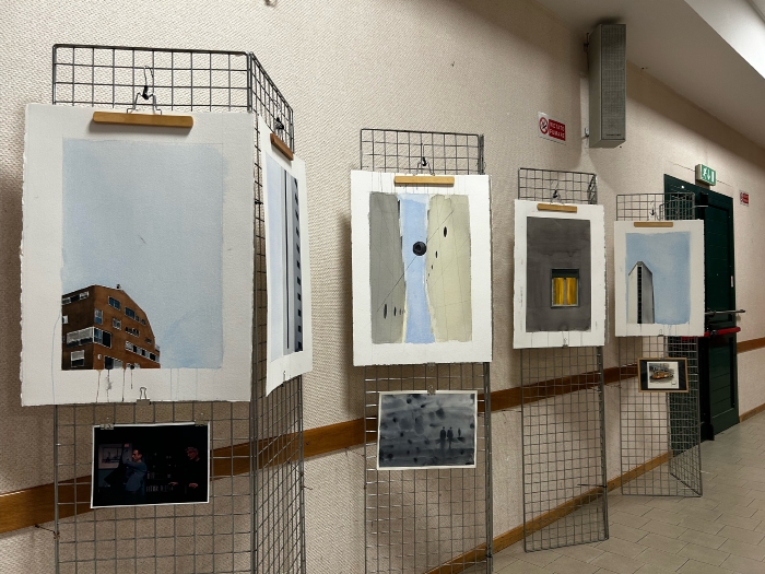 Alcune opere esposte nel corso della mostra