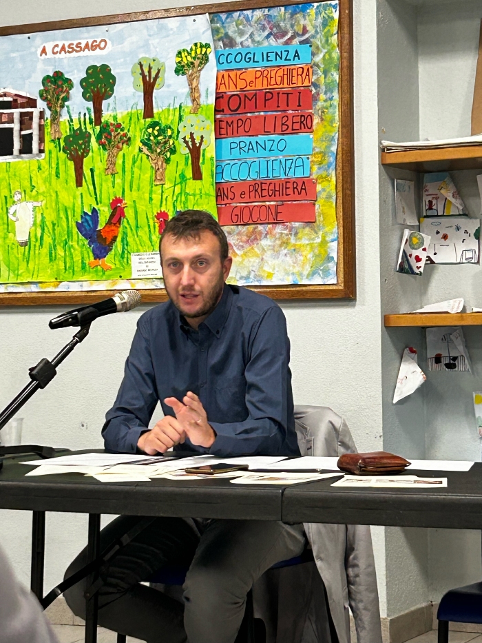 Il relatore Alessandro Ghezzi